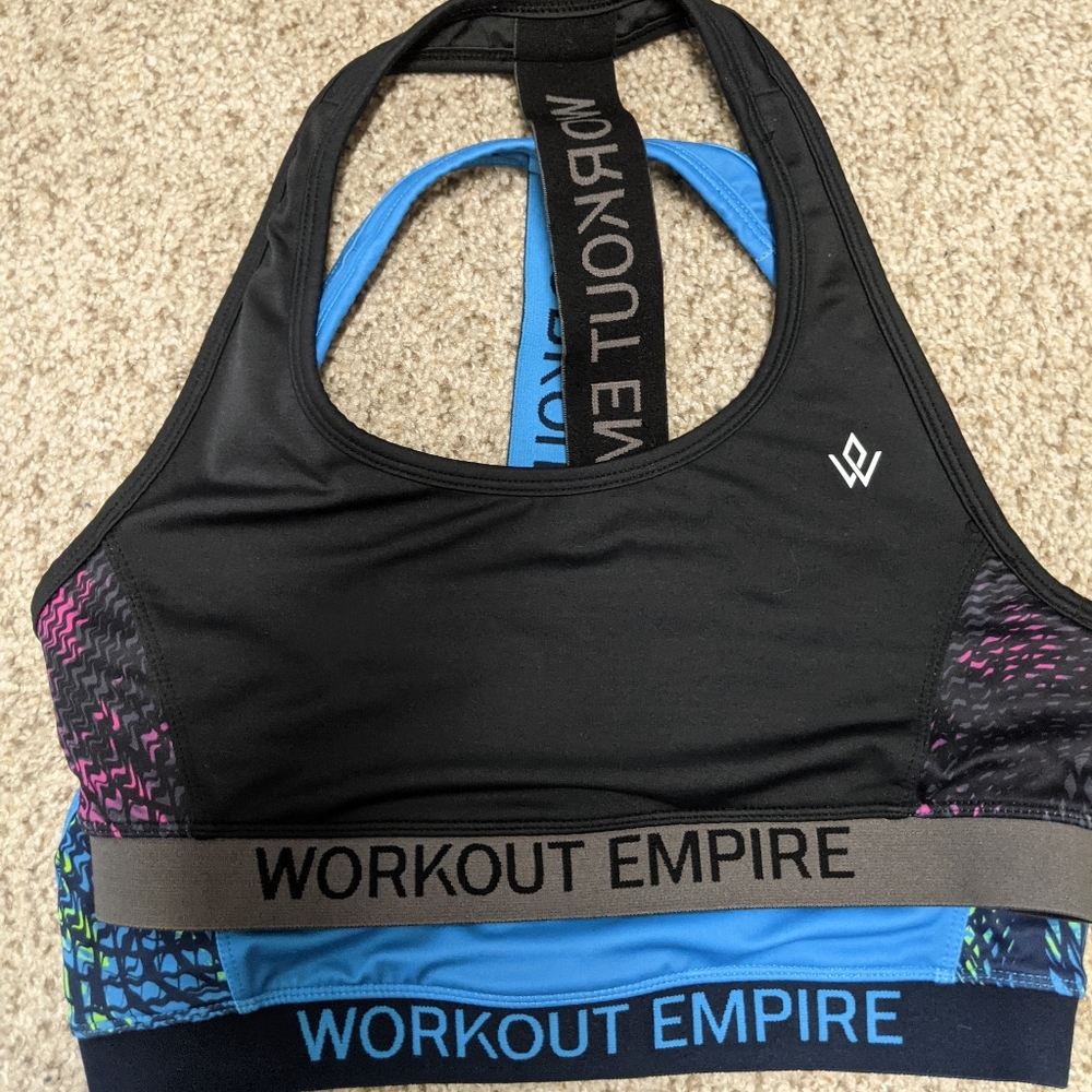 2 Workout empire sports bras